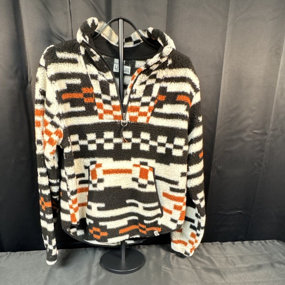LIV Outdoor Women's Sherpa Fleece 1/4 Zip Pullover Size Large (1228)